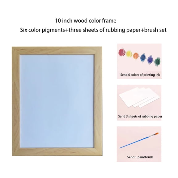 KYAIGUO Couple Painting Photo Frames, Handprint and Footprint Baby Photo Frames, Souvenir Frames, House Decorations