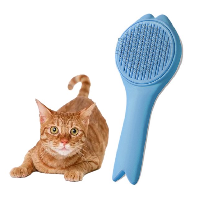 Cat Steam Brush, 3 In1 Spray Cat Brush, Self Cleaning Cat