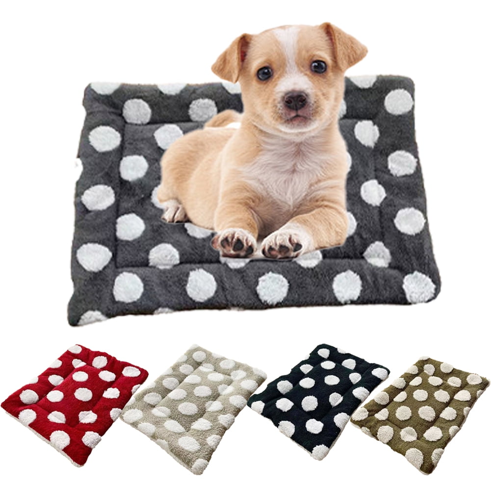 KYAIGUO Dog & Cat Bed for Small Medium Large Sized Dogs Dog Crate Kennel Mat Cat Bed with Print Pattern for Indoor Dog Crate Mat