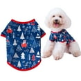 thumbnail image 1 of KYAIGUO Dog Christmas Shirt Pet Vest Puppy Santa Vest Christmas Dog Clothes Pet Shirts Dog Apparel Clothes for Christmas Party Small Dog Supplies, 1 of 8