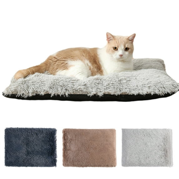 KYAIGUO Dog Crate Bed Blanket Fashion Solid Color Cat Bed Super Soft Washable Crate Mat for Medium Small Sized Dogs