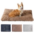 thumbnail image 1 of KYAIGUO Dog Crate Bed Blanket Fashion Solid Color Cat Bed Super Soft Washable Crate Mat for Medium Small Sized Dogs, 1 of 7