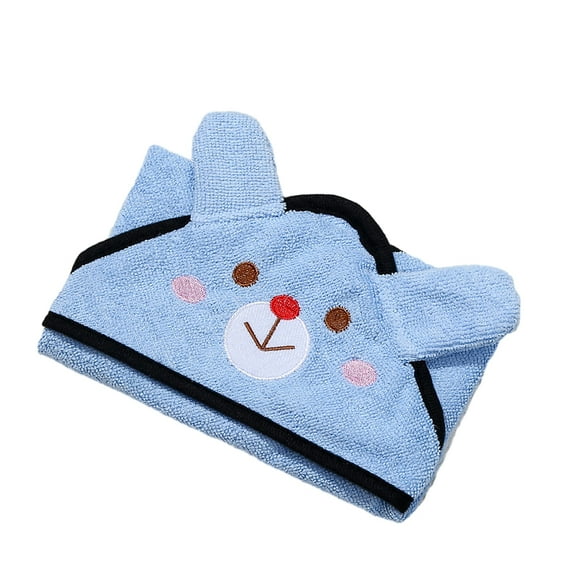 KYAIGUO Dog Towels, Cute Absorbent Dog Towel Quick Drying Microfiber Dog Bath Towel for Small Medium Dogs Dog Onesie, Cool Cowboy Clothes with Hat for Daily Comfortable Pet Costumes Puppy Cats