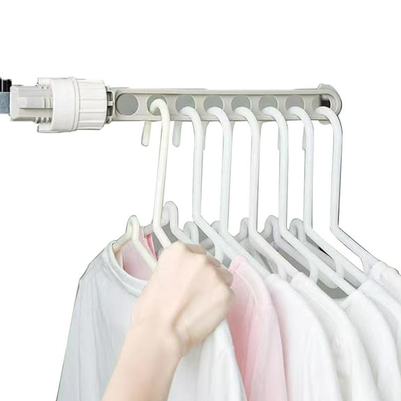 KYAIGUO Door Drying Rack with Hanging Holes Hangs and Dries All Your Clothes Ideal for Home Office and Traveling 2PCS