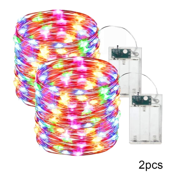 KYAIGUO Fairy String Lights Battery Powered Fairy Lights LED Star String Lights Waterproof Copper Wire Small LED Lights for DIY Christmas Decoration Costume Wedding