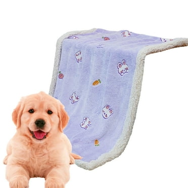 KYAIGUO Fall & Winter Dog Cat Blanket Waterproof Cute Pet Blanket Fluffy Washable Crate Side Padding Fluffy Beds & Furniture