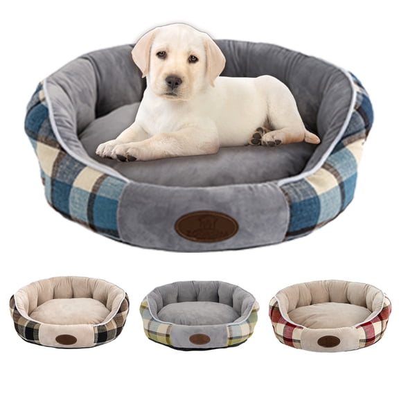 KYAIGUO Dogs Bed Dog Couch Pet Bed Calming Cat & Puppy Bed Pretty Plaid Squishmallow Pet Bed Dog Couch for Small Medium Breed Dogs