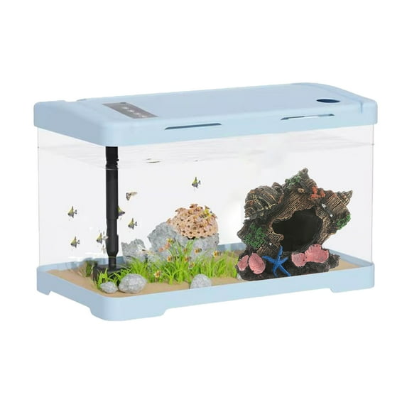 KYAIGUO Fish Tank Decor Vintage Artificial Resin Wooden Barrel with Realistic Design Aquarium Decorations Fish Tank Accessories