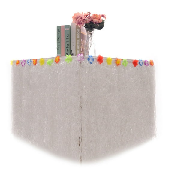 KYAIGUO Hawaiian Luau Grass Table Skirts Tropical Party Decorations Assorted Colors Hawaiian Table Skirts Suitable for Themed Events Birthday Parties