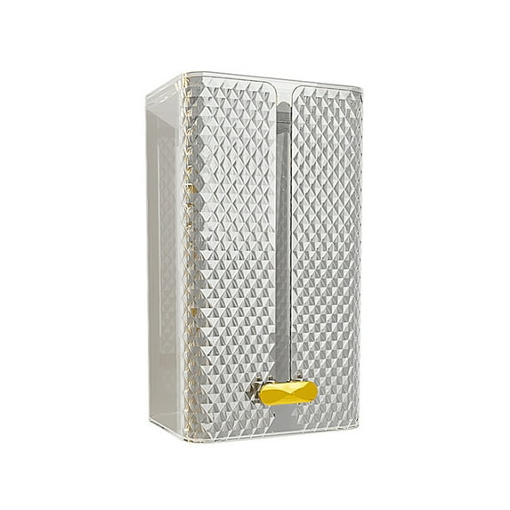 KYAIGUO House Desktop Tissue Box 8.5x4x4.9 inch Plastic Tissue Container Napkin Organizer for Bathroom Living Room Desk