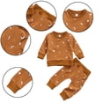thumbnail image 1 of KYAIGUO Infant Newborn Girl 2PCS Clothes Outfits Tops Pants Set Fall Winter Sweatshirt Set Printed Comfort Clothes for 3-24M, 1 of 5
