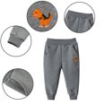 thumbnail image 1 of KYAIGUO Kids Baby Boys Fleece Jogger Sweat Pants Toddler Thickened Sports Pants Kid Fall Winter Sweatpants Elastic Waist Active Pants Trousers Plush Athletic Jogger Pants for 1-10T, 1 of 8