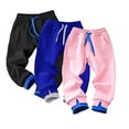 thumbnail image 1 of KYAIGUO Kids Baby Boys Girls Joggers Pants Fall Winte Sweatpants Little Big Boys Trousers Toddler Elastic Waist Sweat Pants Sports Leggings,Size 1-12T, 1 of 8