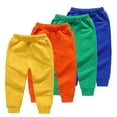 thumbnail image 1 of KYAIGUO Kids Baby Boys Spring Fall Joggers Pants Sweatpants Little Big Boys Color Casual Trousers Toddler Elastic Waist Sports Sweat Pants ,Size 1-11T, 1 of 7