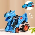 thumbnail image 1 of KYAIGUO Kids Baby Dinosaur Car Toys Dinosaur Car Crash Inertia Power Car Toys for 2 3 4 6 Years Boys Girls, 1 of 9