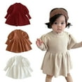 thumbnail image 1 of KYAIGUO Kids Baby Girls Long-Sleeve Dresses Infant Christmas Dress Tutu Party Skirts Princess Dresses Fashion Toddler Pullover Turtleneck Christmas Dress Autumn Winter Dresses Skirt for 6M-4T, 1 of 10