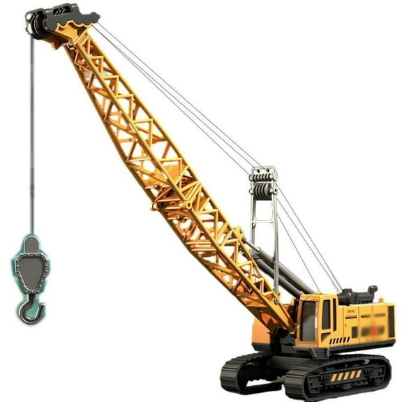 KYAIGUO Kids Construction Vehicles Toys for Baby Boys Engineering Toys Vehicles Play Toys Alloy Crane, Forklift, Pickup Dump Truck for Toddler 3-7 Years Old