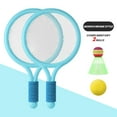 thumbnail image 1 of KYAIGUO Kids Outdoor Exercise Badminton Racket Toys, Toddler Sports Toy Set, Tennis Racket, Badminton Racket(Blue), 1 of 7