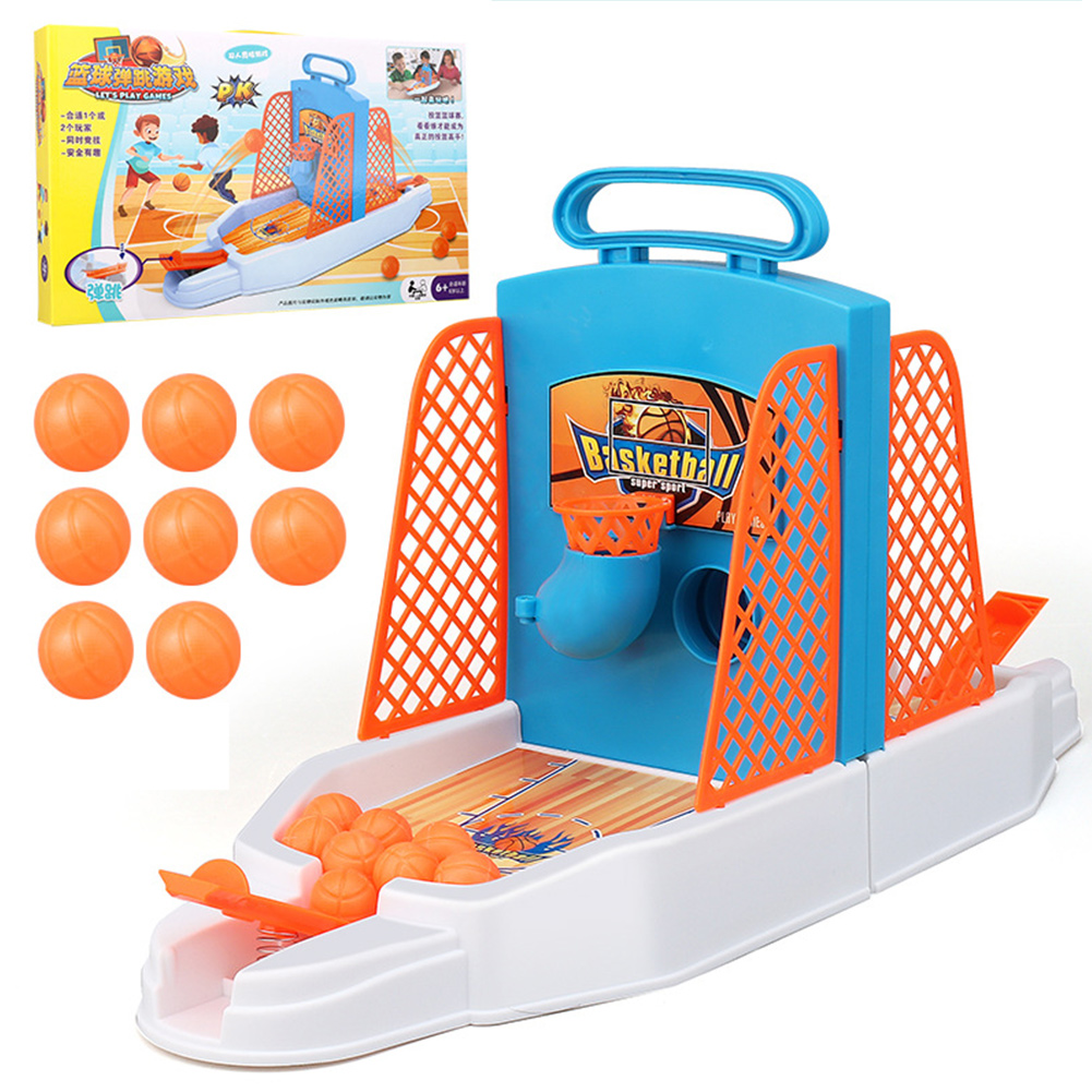 KYAIGUO Kids Tabletop Basketball Game Toys, Double Tabletop Basketball Shooting Game, The Best Gift for Boys(Double)