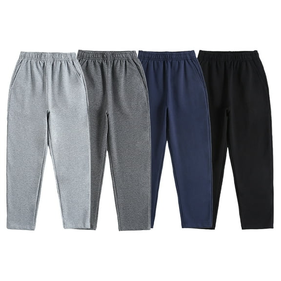 KYAIGUO Kids Teen Boys Girls Summer Sweatpants Pants Unisex Toddler Jogger Pants Elastic Waist Sport Casual Active Athletic Sweats Pants Big Boys Girls Lounge Pants,Size 4-14Y