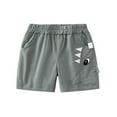 thumbnail image 1 of KYAIGUO Kids Toddler Boys Cartoon Cotton Shorts Pants with Pockets Baby Fit Elastic Waist Casual Shorts ,Size 1-8Y, 1 of 7