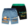 thumbnail image 1 of KYAIGUO Kids Toddler Boys Short,Sweatpants Baby Boys Summe Short Pants Trousers Cartoon Casual Cute New Fashion Elastic Waist Short Pants，Size 1-8T, 1 of 6