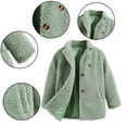 thumbnail image 1 of KYAIGUO Kids Toddler Fleece Outwear for Boys Girls,Little Boys Girls Long Sleeve Button Solid Color Plush Windbreaker Coat Baby Fall Winter Warm Jacket Outerwear,Size 4-8 Years, 1 of 6