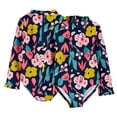 thumbnail image 1 of KYAIGUO Kids Toddler Girls One Piece Swimsuits Baby Long Sleeve Rash Guard Swimshirts Kids Sun Protection Bathing Suits Swimwear for 3-9 Years Old, 1 of 11