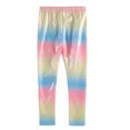 thumbnail image 1 of KYAIGUO Kids Toddler Girls Stretchy Leggings Pants Versatile Cotton Bottoms Comfortable Tights Trousers for 4-10 Years, 1 of 9