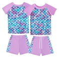 thumbnail image 1 of KYAIGUO Kids Toddler Girls Swimsuit Bathing Suits Teen Girls' Swimsuit Two Piece Girls Water Sport Shorts Swimsuit Kid Swimsuit 5-12Years, 1 of 8