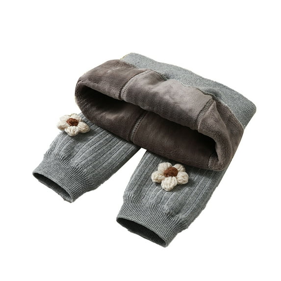 KYAIGUO Kids Toddler Girls Tights Leggings Thick Fleece Cotton Infant Stockings 1-8Y