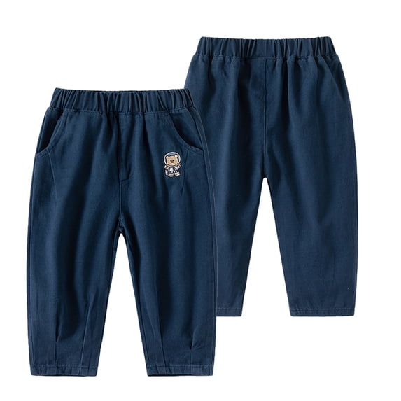 KYAIGUO Kids Toddler Spring Solid Color Sweatpants for Boys,Baby Fall Casual Long Pants Sport Jogger Trousers for 2-10T
