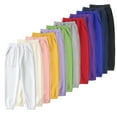thumbnail image 1 of KYAIGUO Kids Toddlers Autumn Winter Sweatpants for Boys Girls,Baby Fleece Jogger Pants Thick Warm Elastic Waist Unisex Soft Faux Casual Warm Trousers for 4-12Y, 1 of 8