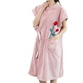 thumbnail image 1 of KYAIGUO Ladies Bathrobe Ladies Plush Bathrobe Thickened Soft Absorbent Shower Spa House Bathrobe, 1 of 6