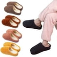 thumbnail image 1 of KYAIGUO Ladies Soft Cotton Slipper for Mens Winter Thick Bottom Warm Slippers Womens Home Woolen Slippers Couple Floor Shoes, 1 of 9
