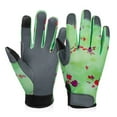 thumbnail image 1 of KYAIGUO Leather Gardening Gloves Flower Gardening Gloves Breathable Back of Hand Soft Garden Work Gloves Lightweight Work Gloves, 1 of 9