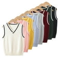 thumbnail image 1 of KYAIGUO Little Boy's Knit Sweater Vest Top,Baby Girls Spring & Fall Sweater Vest Sleeveless Pullover Sweater Kids Clothes, 1 of 9