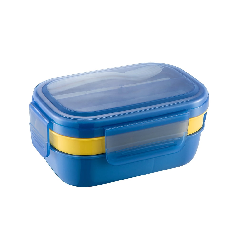 KYAIGUO Lunch Box Containers Portable Reusable Microwave Safe Lunch Box Safe Multi-layer Bento Box for Men and Women
