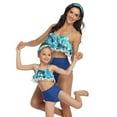 thumbnail image 1 of KYAIGUO Mother and Daughter Swimsuits Mommy and Me Family Matching Swimwear Ruffle Bikini Set Women High Waist Bathing Suit, 1 of 10