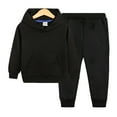 thumbnail image 1 of KYAIGUO Newborn Sweatsuit Hoodie Tops & Pants 2 PCS Outfit Set 1-12Y Toddler Boys Girls Cotton Sweatsuit, 1 of 8