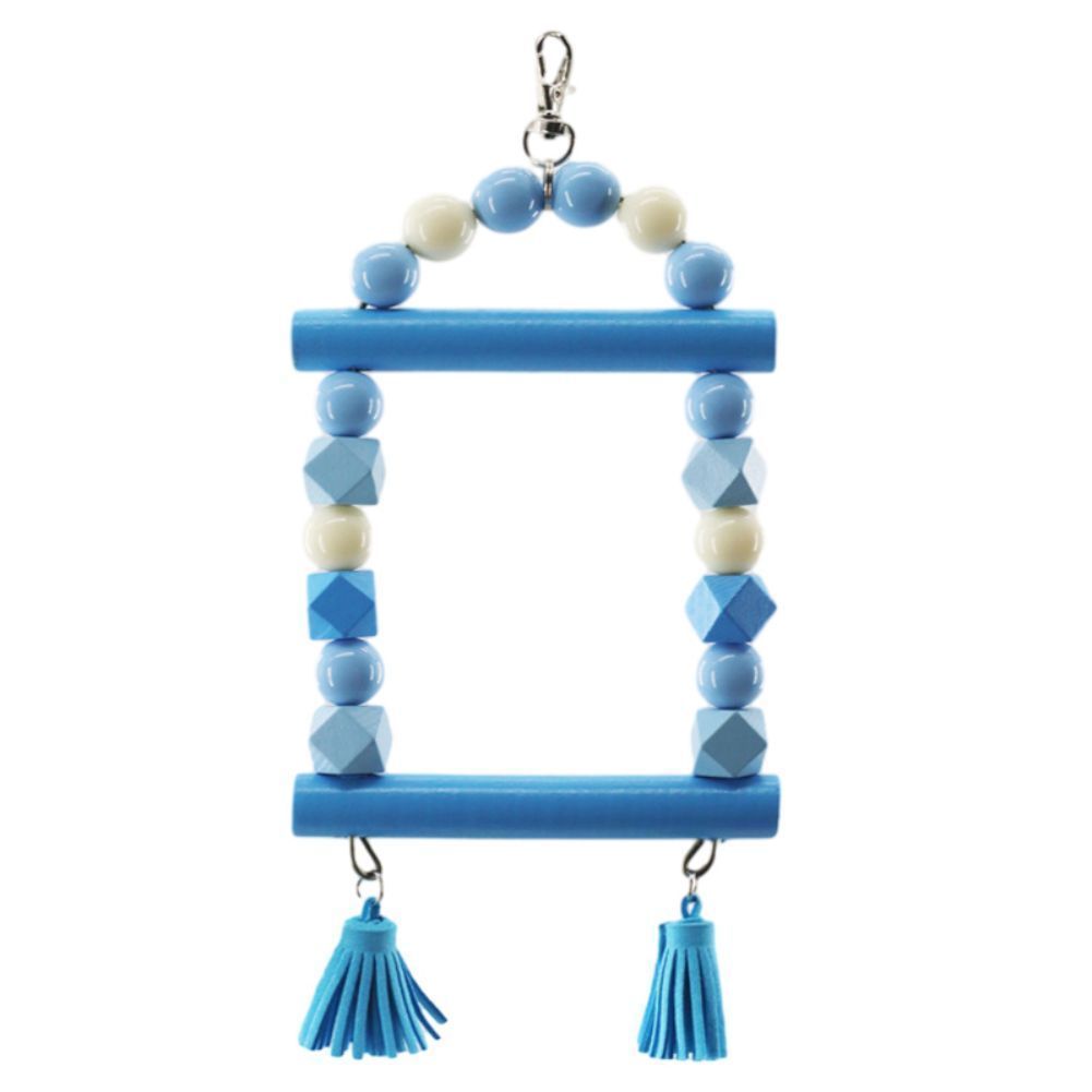 KYAIGUO Parakeet Bird Toys Bird Cage Pet Toys for Parrots Acrylic Bead ... - Parrot Midi Cage With Icons Toys