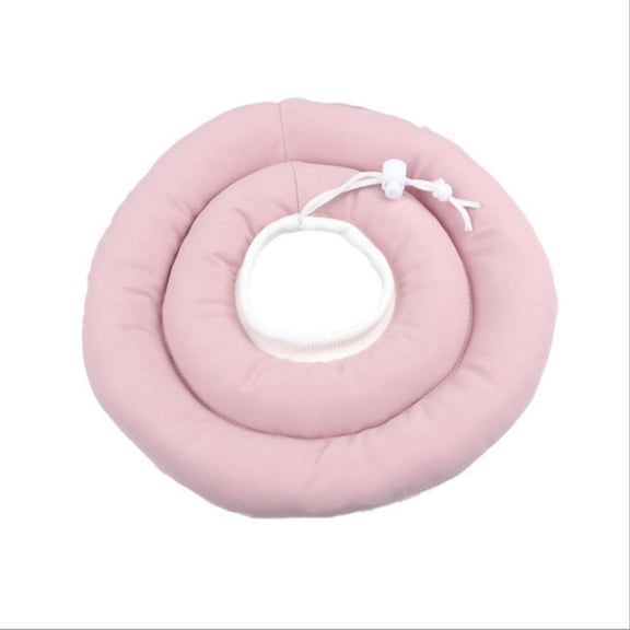 KYAIGUO Waterproof Dog Cone Comfortable Adjustable Cat Collar for Small & Medium Large Kitten Puppy Collar(Pink)