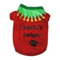 thumbnail image 1 of KYAIGUO Pet Cotton T-Shirt Christmas Dog Shirt Soft and Breathable Printed Christmas Pattern, 1 of 5