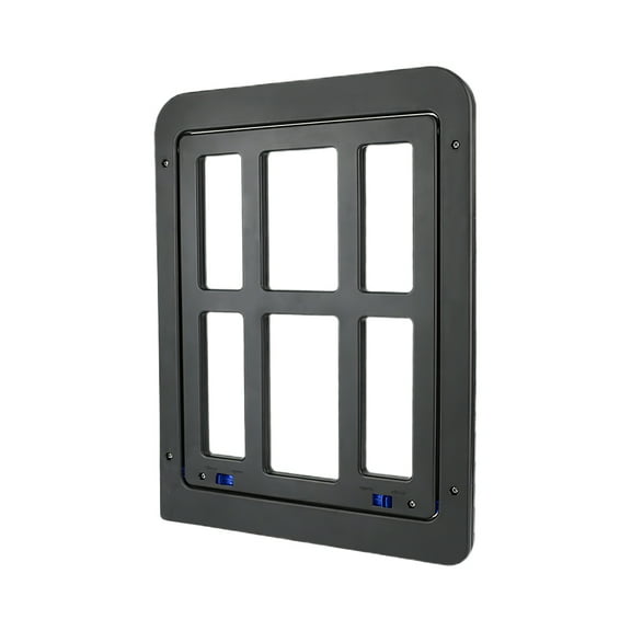 KYAIGUO Pet Screen Door, 13x17 Inch, Lockable Magnetic Stopper Screen, Auto Locking Puppy Dog and Cat Door