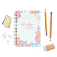 thumbnail image 1 of KYAIGUO Pretty Planner 2023-2024 Floral Printing Hard Cover Coil Planner & Organizer A5 Weekly Planner Notebook Easy Planner for School Office Life, 1 of 9