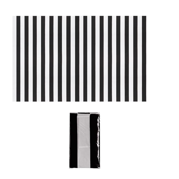 KYAIGUO Table Cloth Striped Tablecloth Waterproof Rectangle Tablecloth for Holiday Party Picnic Decor