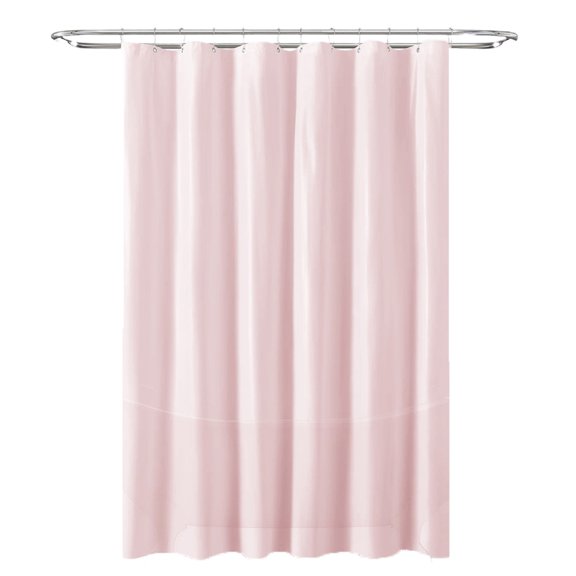 KYAIGUO Shower Curtain Translucent, 71x71inch Transparent Shower Curtain, Stall Bathtub Bathroom Waterproof Liner