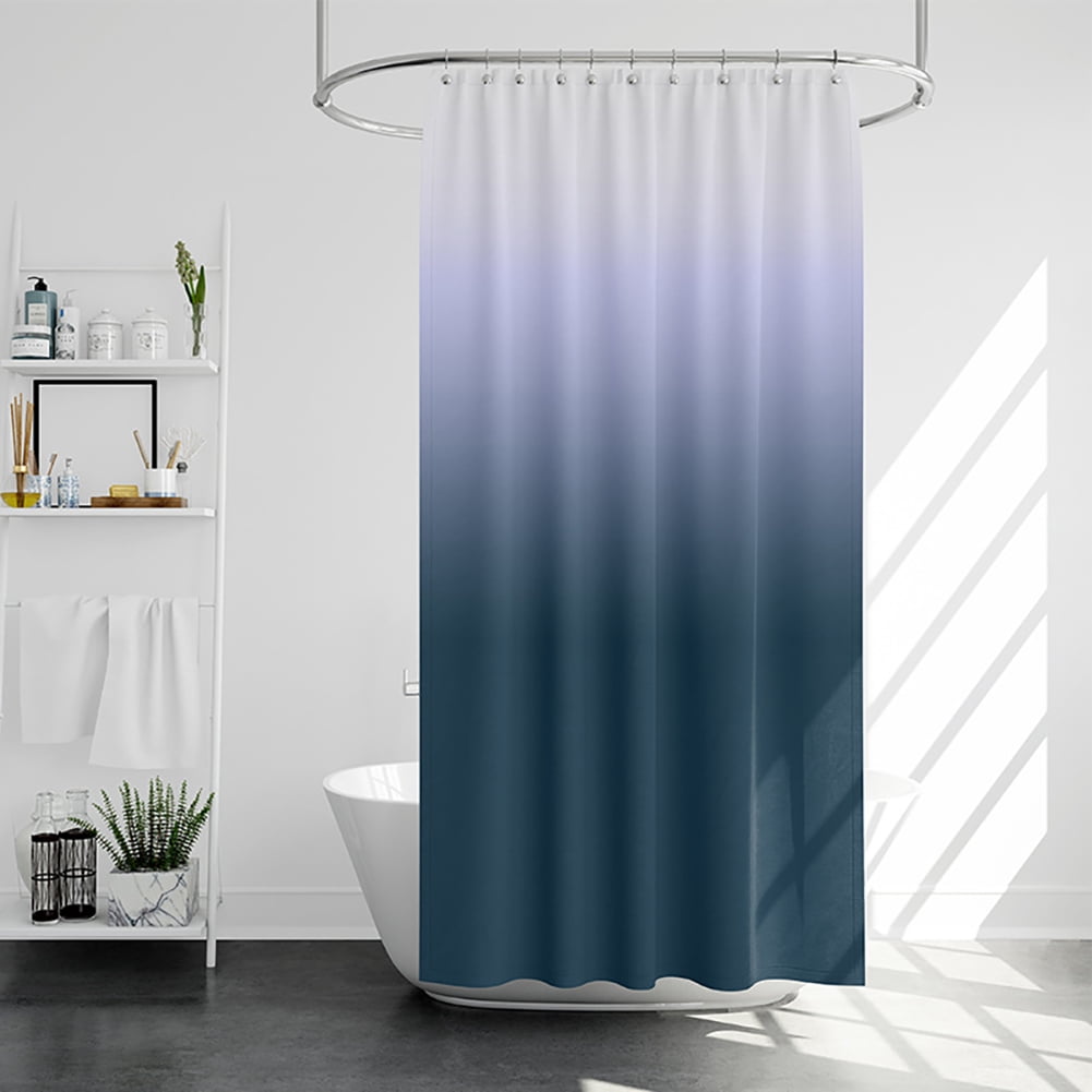 Waterproof Changing Curtain KYAIGUO Simple Color Changing Shower Curtain,71x71inch Polyester Door ...