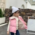 thumbnail image 1 of KYAIGUO Sleeveless Vest Coat for Toddlers Baby 1-10 Years Winter Lightweight Sleeveless Snap Top Jacket Soft and Cozy Winter Fleece Lined Warm Jacket Coat, 1 of 7