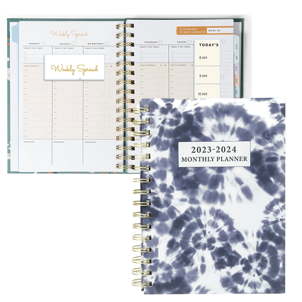 KYAIGUO Small Daily Planner/Calendar Planner for Work or Home Weekly and Monthly Planner Notebook